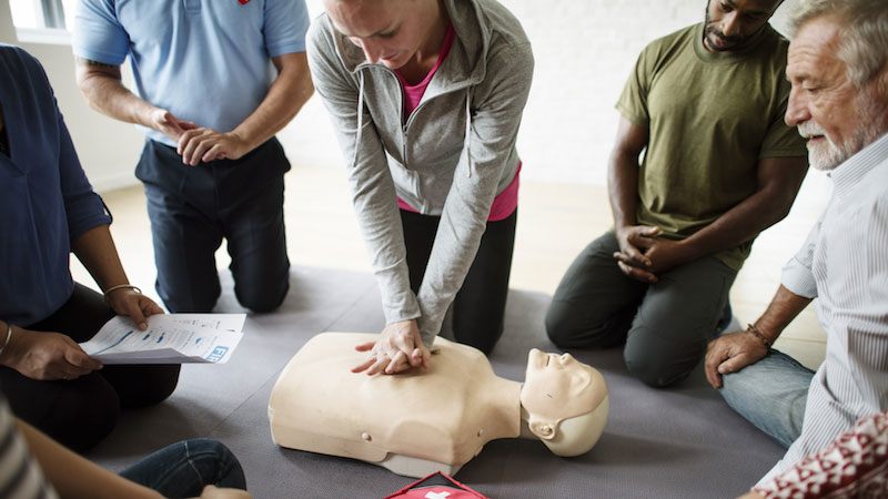 What is cpr online in first aid